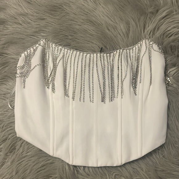White Fox boutique  The Sweetest Thing Diamante Bustier - Picture 2 of 3
